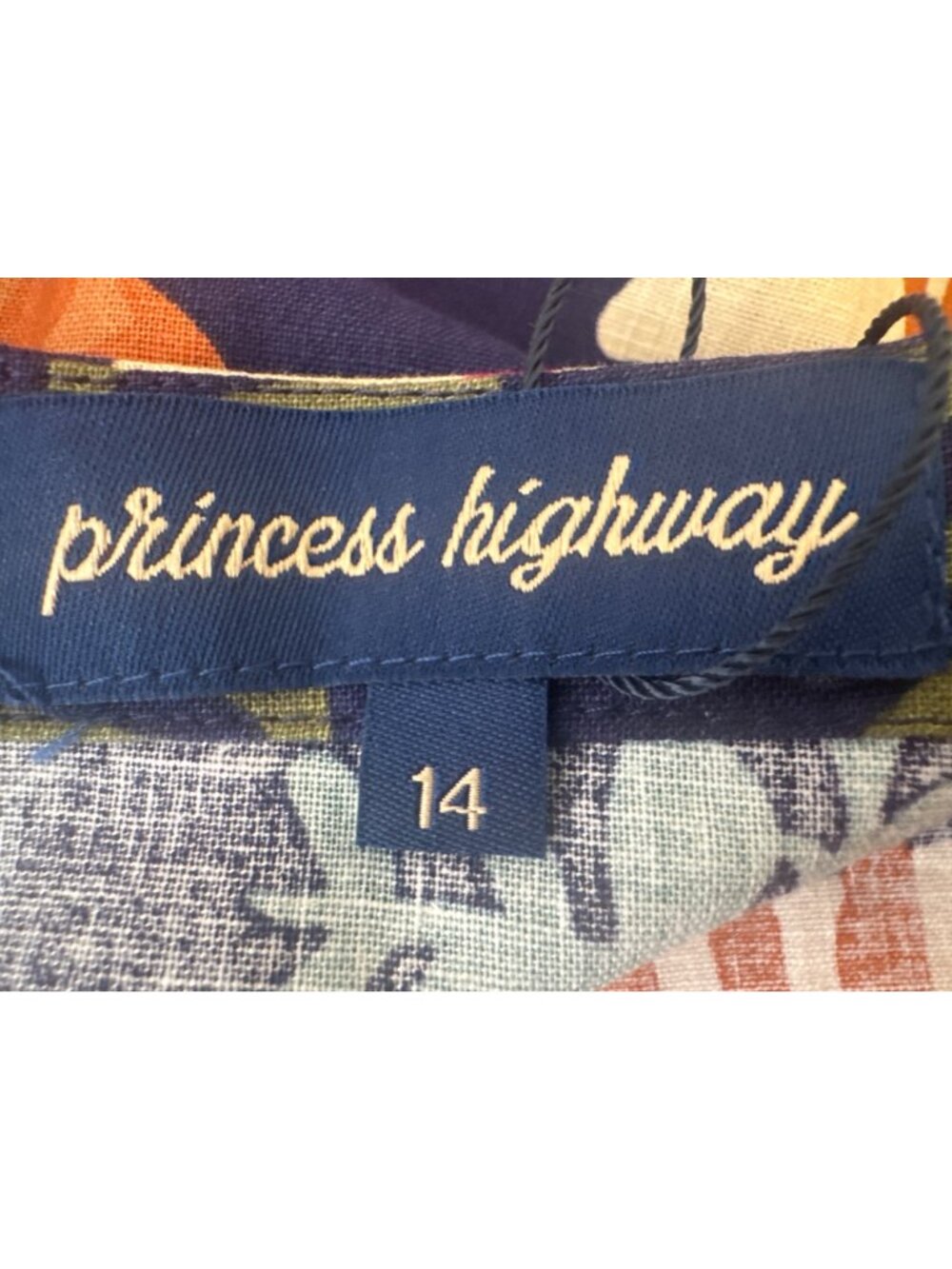 Princess Highway Size 10 Cat Vase Print Top Relaxed Fit Short Sleeve New This ne - Picture 4 of 13